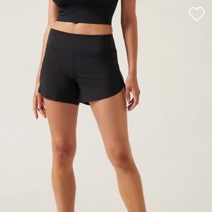 Athleta Run With It Short 3” - Black